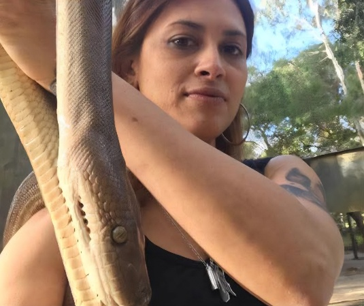 Holding a python